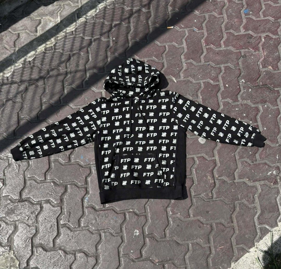 FTP x Undefeated Hoodie AOP (Category: Hoodies) located in Pasig City. Submitted by 2grimey (Listing ID 1458493729, Image 3). Description: FTP X Undefeated Hoodie AOP Size: Small 22x27 Condition: 9/10 .