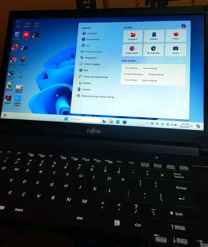 💜FUJITSU A579:intel Core i3 8thGEN (Category: Laptops & Notebooks) located in Manila. Submitted by lonelyme_1986 (Listing ID 1458428803, Image 3). Description: 💜FUJITSU A579:intel Core i3 8thGEN💜 🛑intel Core i3 8thGEN 2.20GHz ✅Ram:4GB ✅Storage:128GB ssd 🛑Intel hd graphics 🛑15'6 inches Screen ✅With numpad KEYBOARD 🛑DVD ready 🛑Good battery 🛑Wifi ready 🛑Camera ready 🔴Bluetooth ready 🔴VGA ready 🛑HDMI ready ✅Windows 11-with complete all a