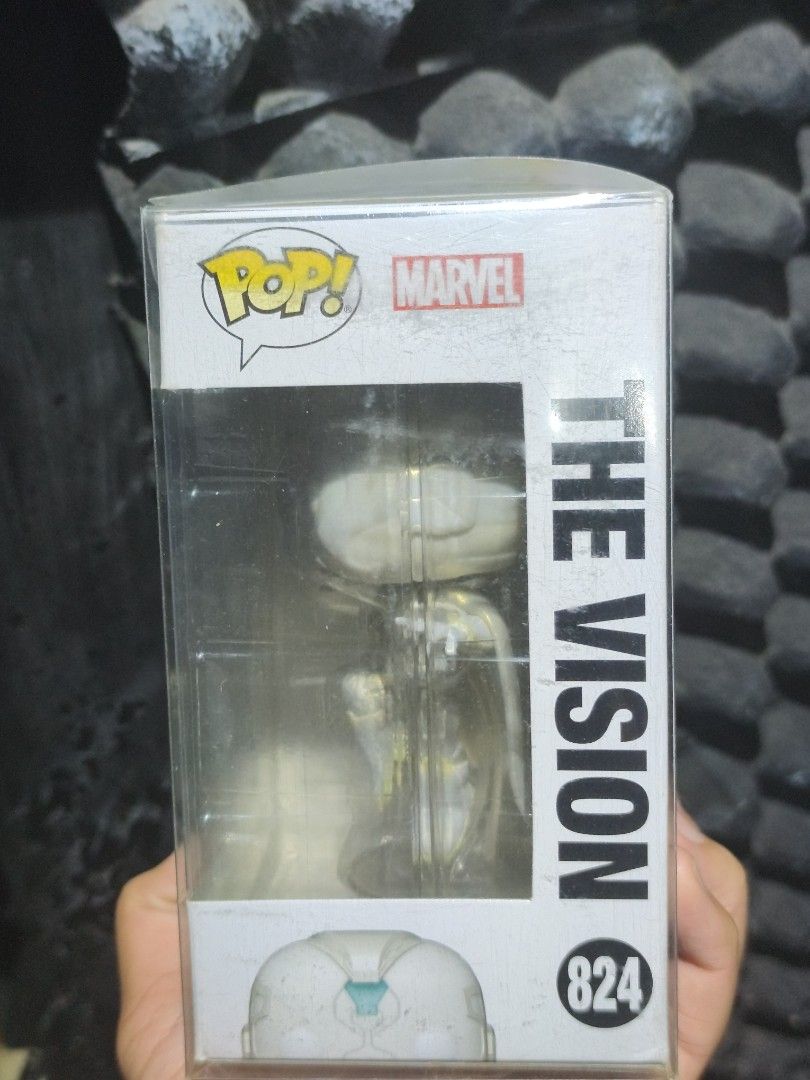 Funko Pop Marvel (Category: Designer & Blind Box Toys) located in Valenzuela. Submitted by anthonypatrictnacino2006 (Listing ID 1458441846, Image 2). Description: FOR SALE: Funko Pop White Vision 💰 Price: ₱450 Loc📍: Valenzuela City Meet-up: SM Valenzuela and SM North / Trinoma 🚚 Delivery: Lalamove (Buyer shoulders delivery fee) Mode of Payment: Maribank/Gcash.