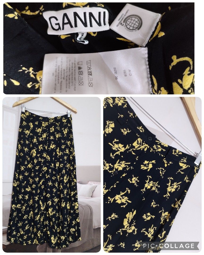 Ganni printed midi skirt (Category: Skirts) located in Lucena. Submitted by styleddsc (Listing ID 1458492043, Image 1). Description: Fits 27-28"waistline.