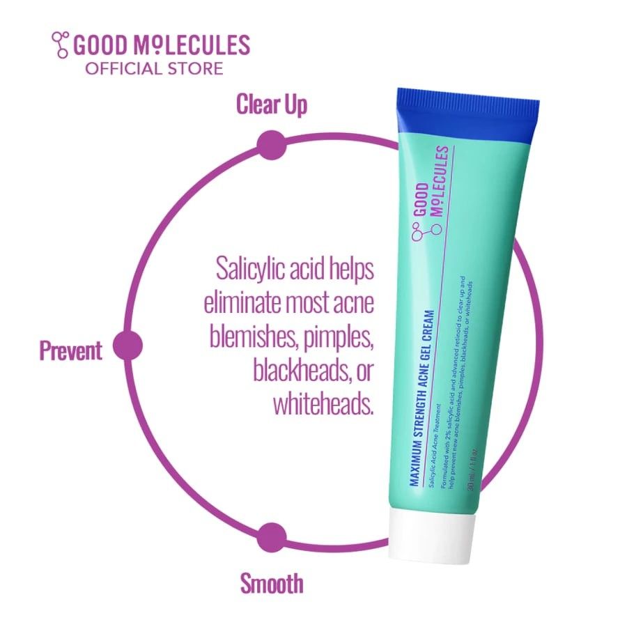 Good Molecules Maximum Strength Acne Gel Cream 30mL (Category: Face Care) located in Quezon City. Submitted by snowflakes.specials (Listing ID 1458389364, Image 3). Description: Just arrived yesterday RFS: Duplicate.