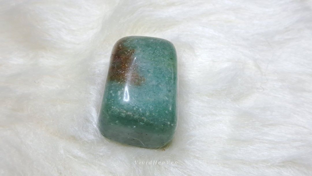 Green Aventurine tumble stone (Category: Other Accessories) located in Quezon City. Submitted by crystallinehaven (Listing ID 1458336931, Image 1). Description: Green Aventurine ♦️1 pc only 💥p220 GREEN AVENTURINE — “Stone of Opportunity” 🍀 For optimism, confidence, motivation and attracting new opportunities. 💥READ FIRST THANKS💥 "My Collections and I'm Letting go and Releasing it" ♦️These are the Only available Collections I have starting bac