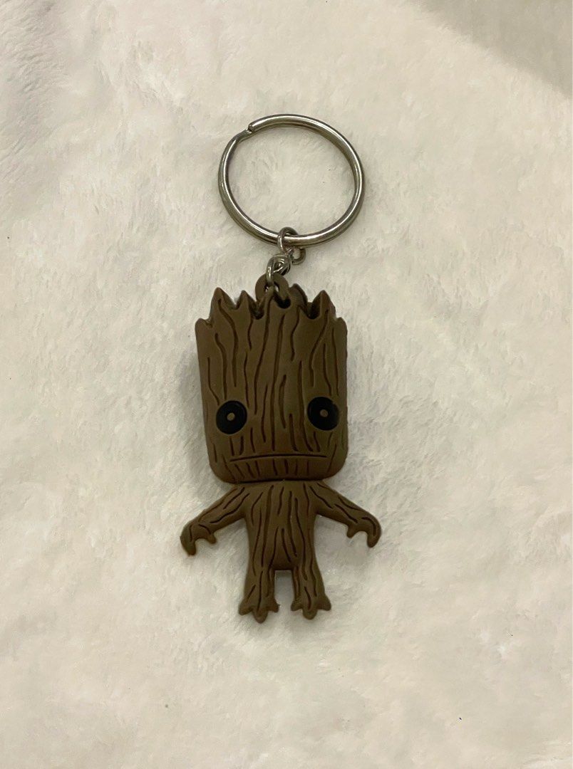 Groot Marvel Keychain (Category: Character Goods) located in Muntinlupa City. Submitted by charcuterie (Listing ID 1458437908, Image 1). Description: .