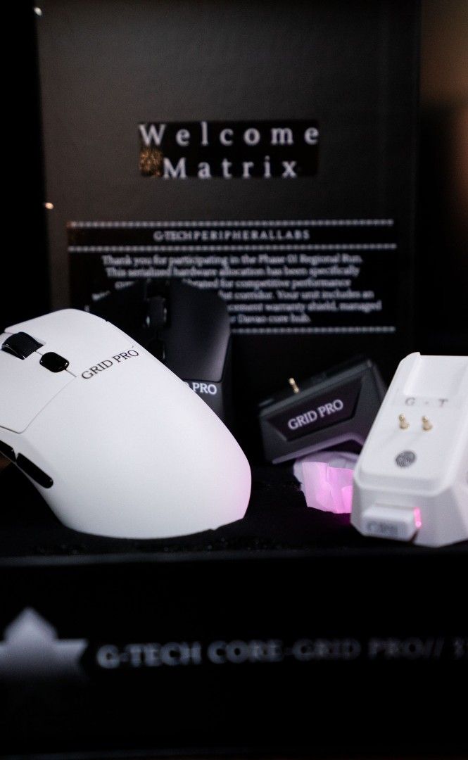 Brand new: G-T GRID_PRO WIRELESS WORKSTATION/GAMING MOUSE (Category: Mouse & Mousepads) located in Davao. Submitted by nap_apples (Listing ID 1458422280, Image 3). Description: - G-T Grid_Pro lightweight mouse - Model: W02 - Everyday use - Comes with charging dock - Ideal for gaming - Feel free to ask questions!.