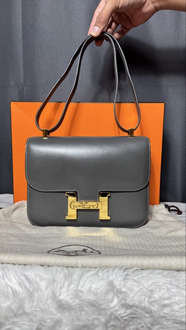 Hermes constance gray (Category: Luxury Bags & Wallets) located in Mandaluyong City. Submitted by JC0930 (Listing ID 1458370749, Image 1). Description: With dustbag & box Pm for more detailed pictures Slightly negotiable.
