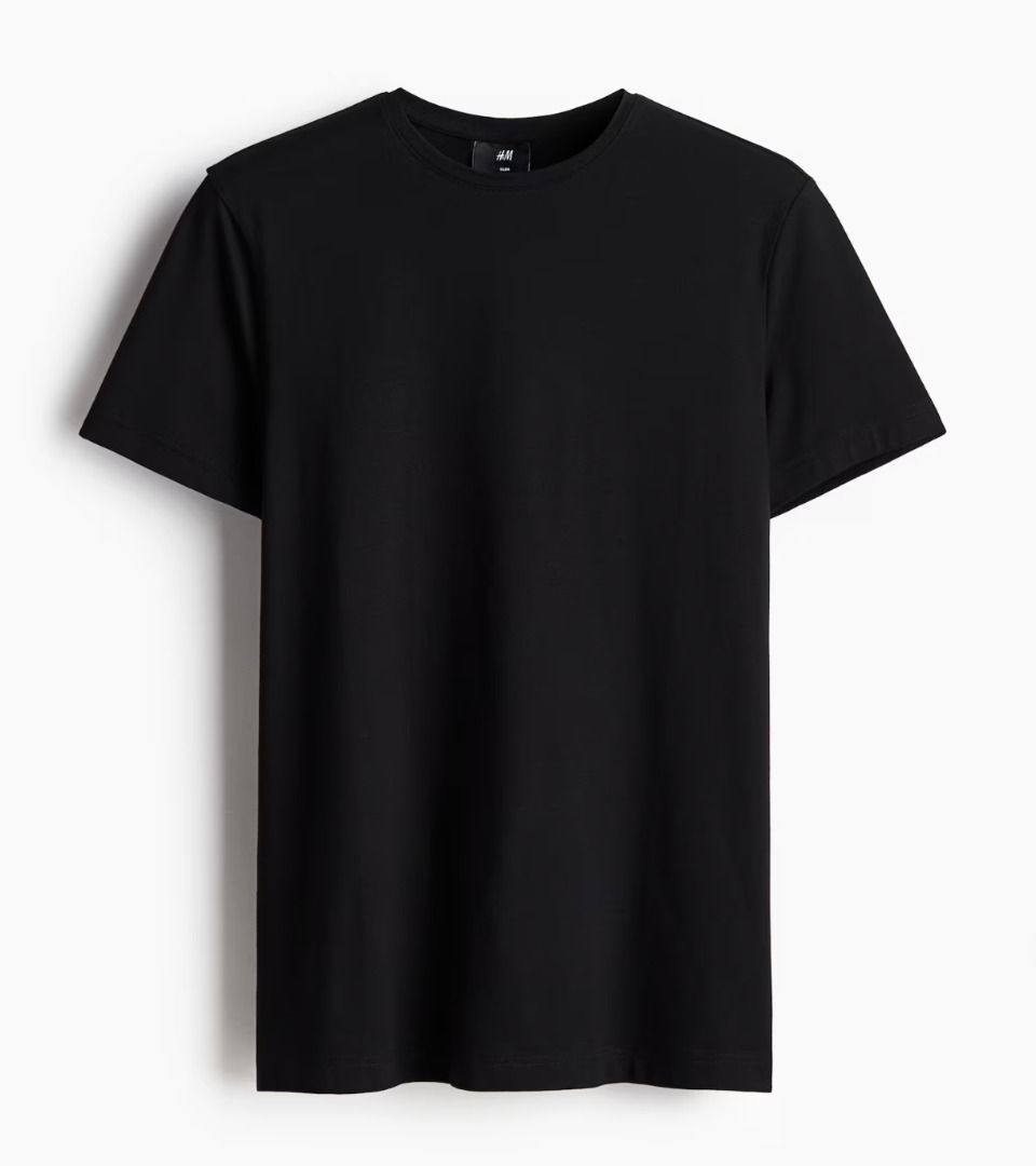H&M Slim Fit T-Shirt Black Medium (Category: Tshirts & Polo Shirts ) located in Quezon City. Submitted by aminoddin (Listing ID 1458401415, Image 1). Description: - H&M Slim Fit T-Shirt - Black - Medium.