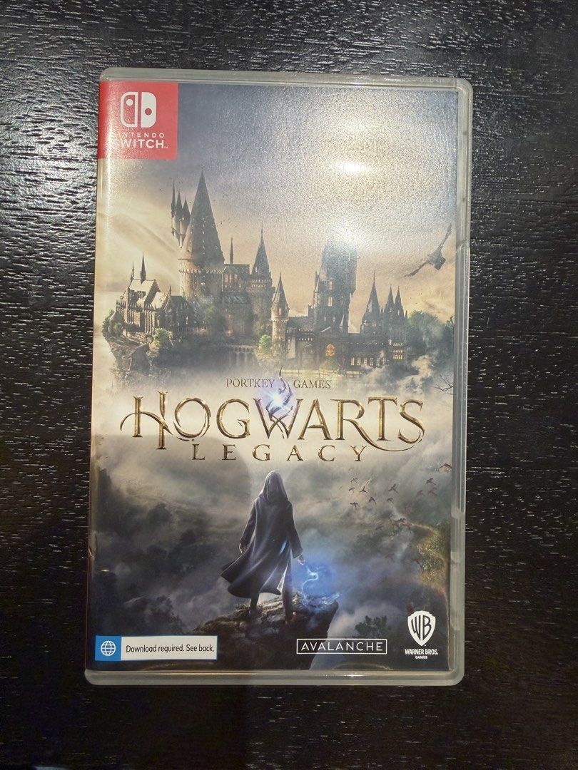 Hogwarts Legacy Nintendo Switch Game (Category: Nintendo) located in Pasig City. Submitted by .gabby (Listing ID 1458431088, Image 1). Description: - Hogwarts Legacy for Nintendo Switch - Developed by Avalanche Software, published by Portkey Games/Warner Bros. Games - Download required (see back for details) - Experience a magical adventure!.