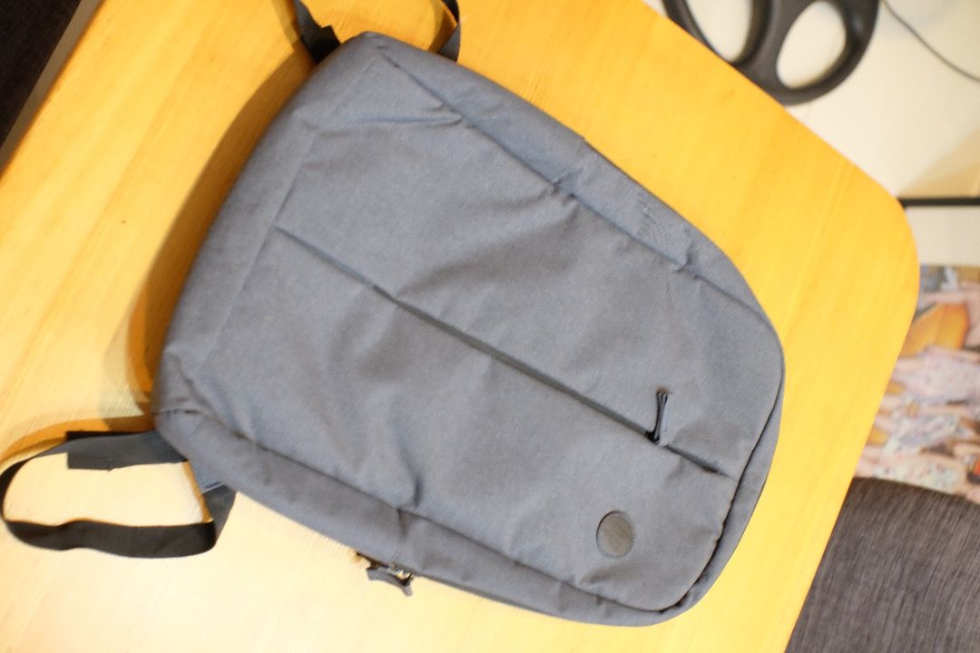 HP Grey Backpack (Category: Backpacks) located in Caloocan City. Submitted by marodeguzm20871 (Listing ID 1458450341, Image 2). Description: - Grey HP backpack - Padded straps and back for comfort - Front zip pocket for easy access - Laptop compartment - Small HP logo on front and back - Ideal for daily use or travel.