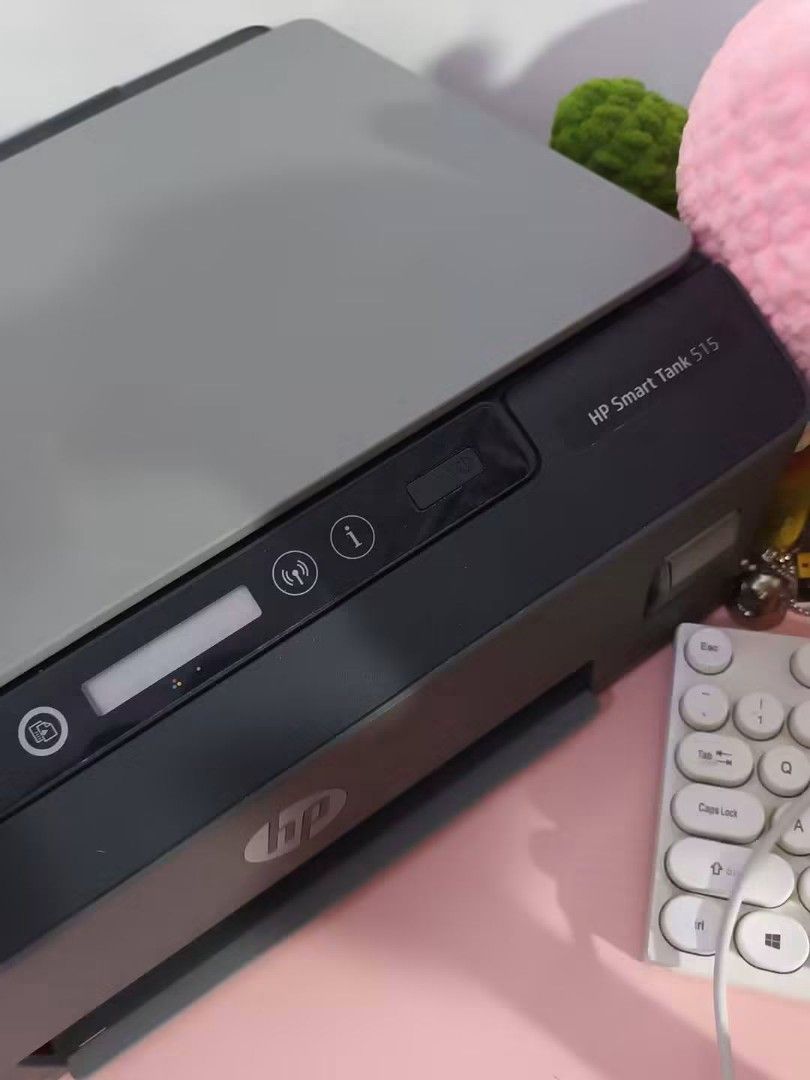 HP Smart Tank 515 Printer (Category: Printers, Scanners & Copiers) located in Caloocan City. Submitted by moonlitnook_bookshop (Listing ID 1458350784, Image 1). Description: - HP Smart Tank 515 Printer - Wireless Connectivity - Easy-to-Use Control Panel - Visible Ink Tanks on Front - Ideal for Home or Office Use - Functions: Print and Scan.