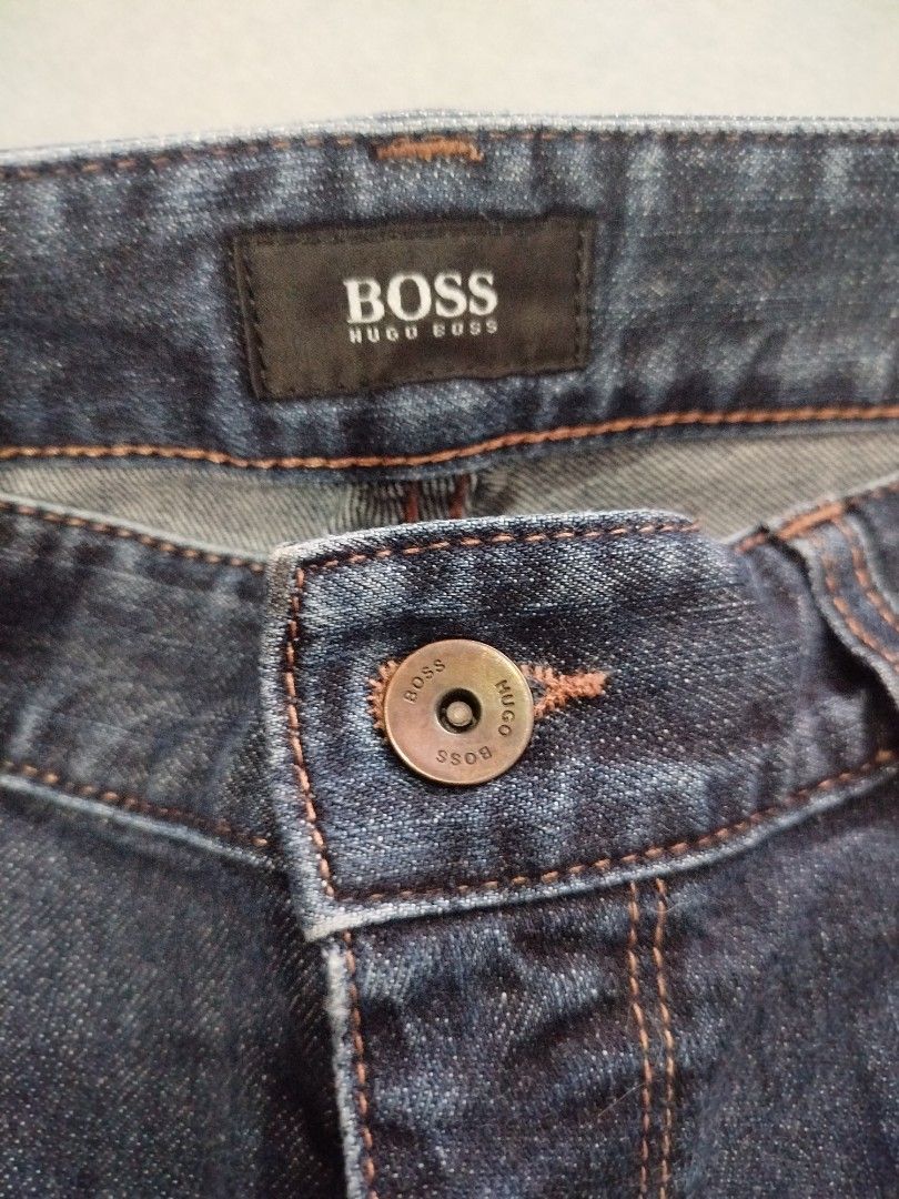 Hugo Boss Jeans (Category: Jeans) located in Las Pinas. Submitted by idr04 (Listing ID 1458311708, Image 3). Description: - Brand: BOSS Hugo Boss - Style: Dark Wash Denim Jeans - Size: 34/34 - Features: Classic five-pocket style, button fly closure - Material: Stretch fabric for comfort shipping c/o buyer via J&T.