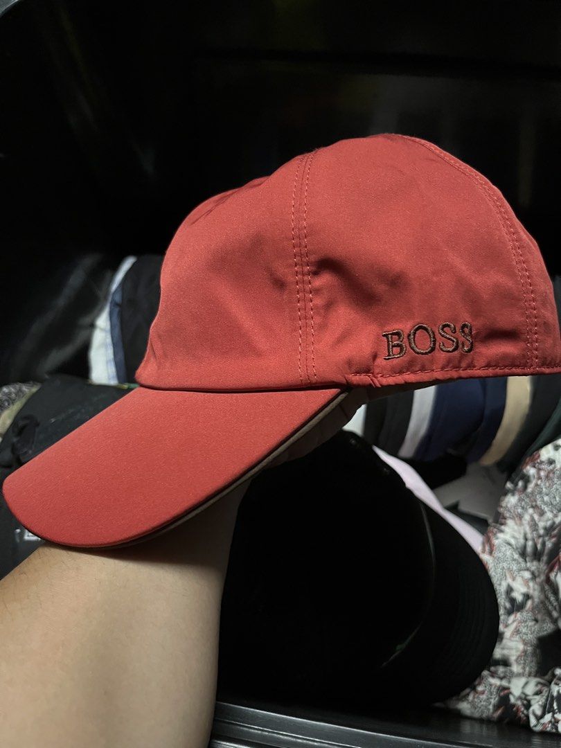 Hugo boss onesize (Category: Hats & Beanies) located in Quezon City. Submitted by headline. (Listing ID 1458424303, Image 1). Description: HUGO BOSS BROWN MAROON ONESIZE EXCELLENT CONDITION FOR ONLY:1,450php +SHIPPING FEE.