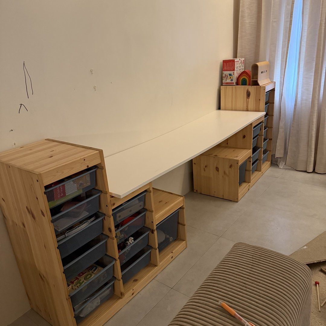 Ikea Trofast set (Category: Storage Boxes & Baskets) located in Manila. Submitted by pinklilo (Listing ID 1458402686, Image 2). Description: got it for 20,800 brand new, now selling at 12,000 free delivery within cavite area.