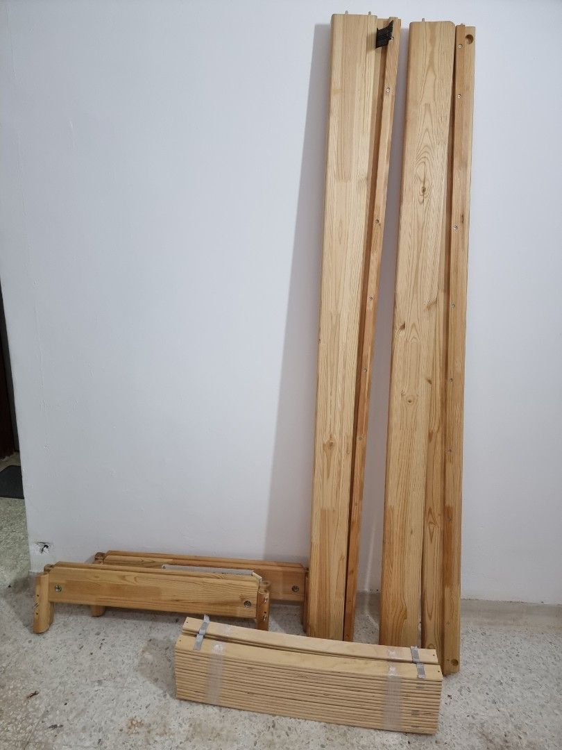 IKEA Utaker Stackable Bed Frame (Category: Bed Frames & Mattresses) located in Gombak. Submitted by wahwy (Listing ID 1458405893, Image 1). Description: IKEA Utaker Stackable Bed Frame Convertible single-to-double bed Space-saving & practical Sturdy and minimalist design Like new condition Price : RM595.00 / Nego Self-pickup / delivery can be arranged.