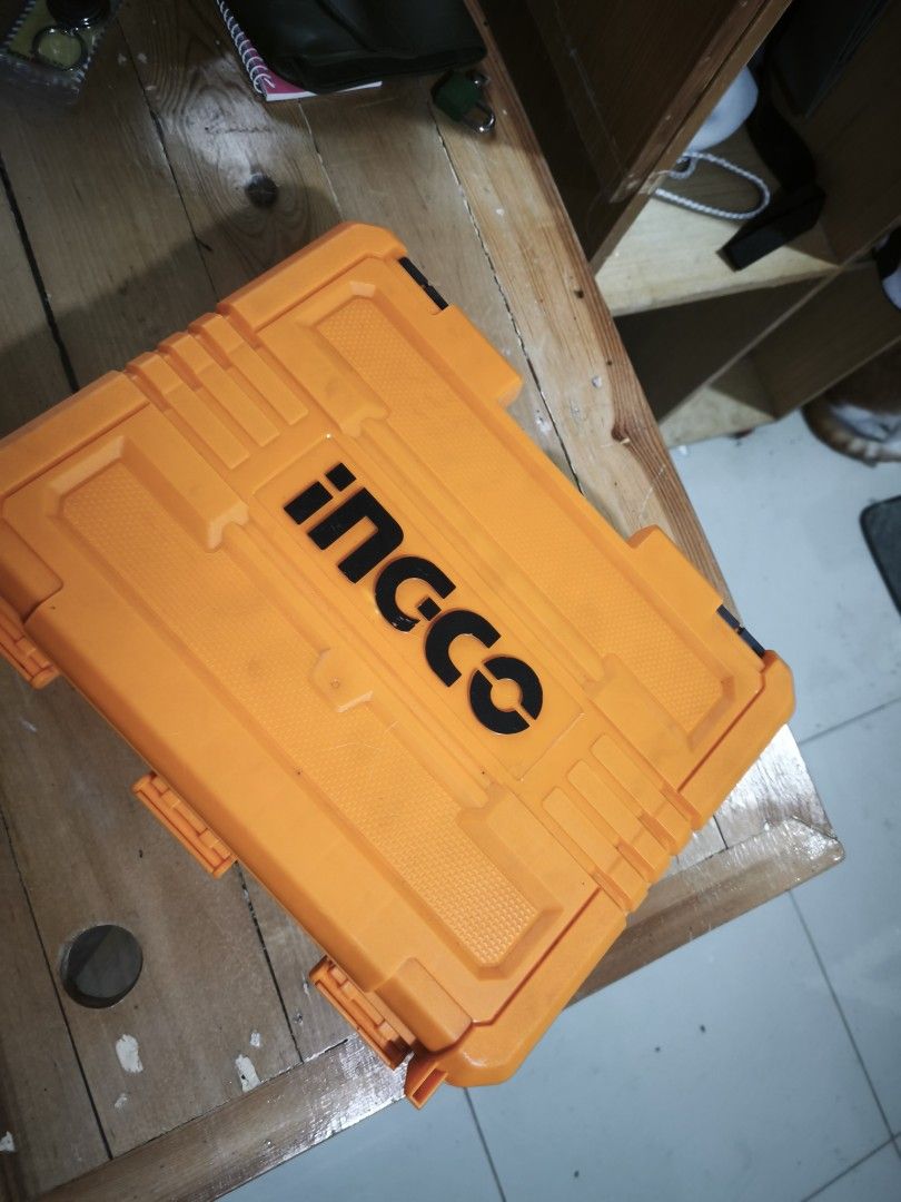 INGCO 20V Compact Brushless Cordless Impact Drill Kit (Category: Construction Tools & Equipment) located in Marikina City. Submitted by bentapalugi77 (Listing ID 1458330224, Image 2). Description: - INGCO 20V Compact Brushless Cordless Impact Drill - Model: CIDLI20668 - Includes: 2 x 2.0Ah Li-Ion Batteries, Charger, Hard Case - Powerful and reliable for your projects - Slightly negotiable .