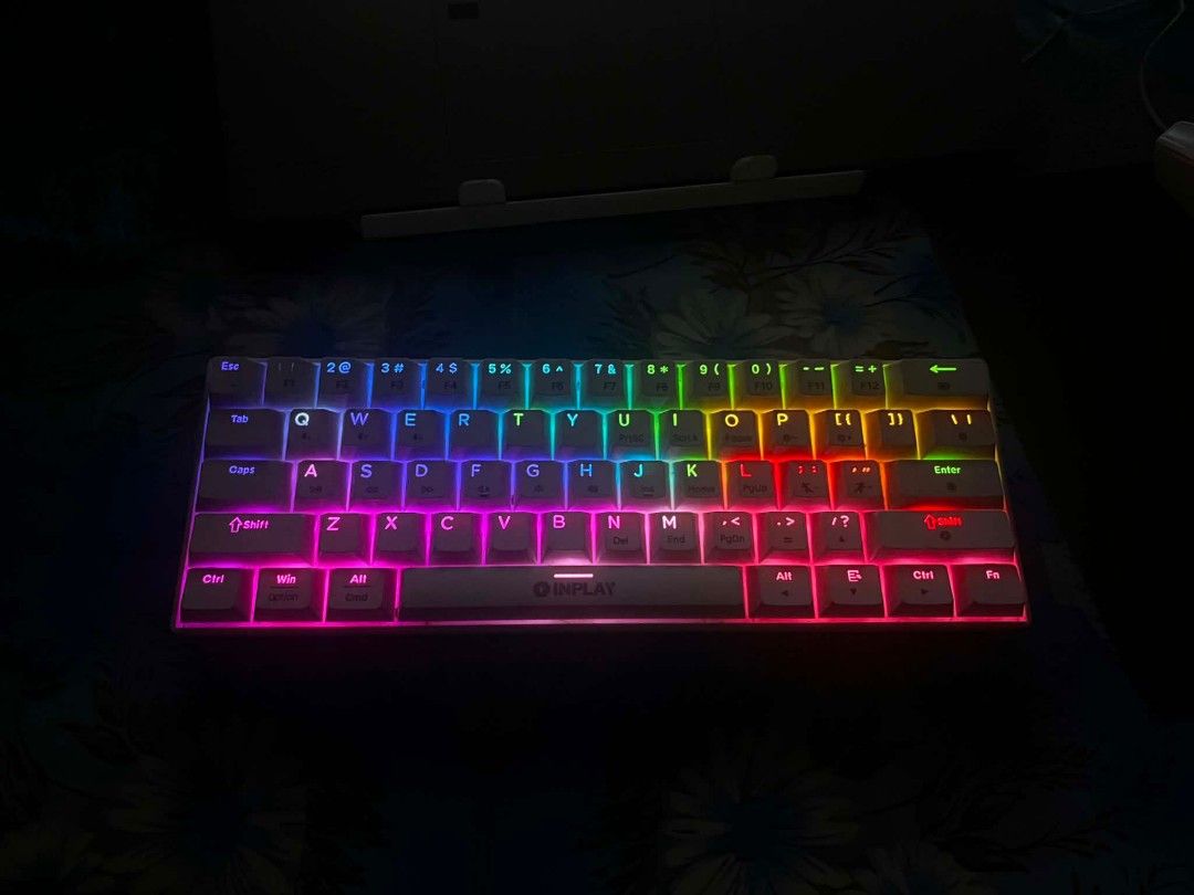 INPLAY SK 610 (Category: Computer Keyboard) located in Manila. Submitted by cj_123 (Listing ID 1458325731, Image 1). Description: Issue po is nagloloko po yung letter e tsaka J yun lang po pm lang po interesteo pati yung mga rgb lights is nag fufunction pa po pm lang po sa interestedo.