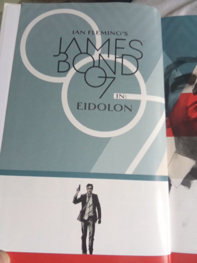 James Bond 007: Eidolon Graphic Novel by Dynamite (Category: Comics & Manga) located in Pasig City. Submitted by teebeedeee (Listing ID 1458325125, Image 3). Description: - James Bond 007: Eidolon graphic novel - Collects issues #7-12 of the comic series - Written by Warren Ellis - Illustrated by Jason Masters - Published by Dynamite Entertainment - A must-have for James Bond enthusiasts! preowned copy.complete pages. no visible penmarks for meet