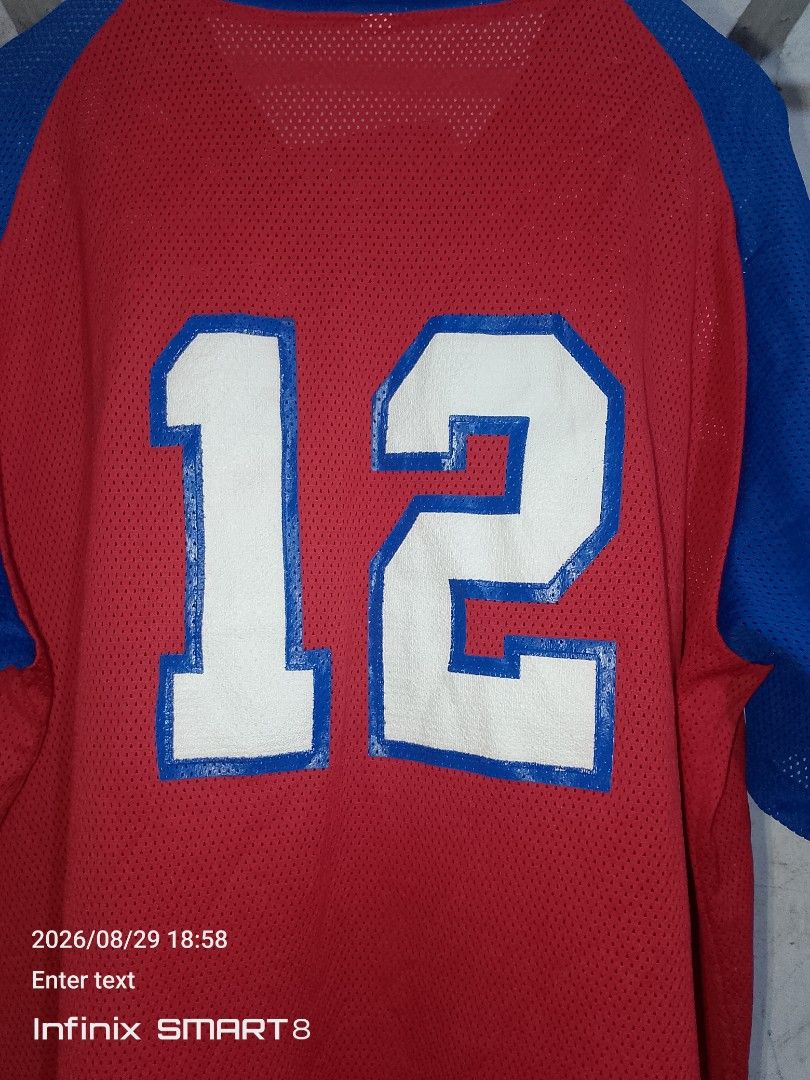 Jersey (Category: Tshirts & Polo Shirts ) located in Quezon City. Submitted by ramallaarn02261 (Listing ID 1458418348, Image 3). Description: Budget meal lang💸 Jersey pang terno mo Size XL Dimes 26W X 31L No crack print Makapal print Location Sauyo Quezon city 📍 Pm /dm me 📥.