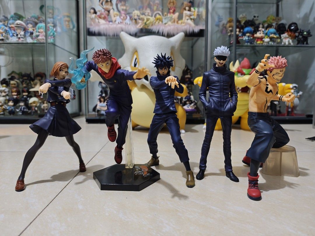 Jujutu Kaisen Set (Category: Foot Care) located in Caloocan City. Submitted by starkle_g (Listing ID 1458408803, Image 1). Description: ❗❗❗ Loose❗❗❗ No foot support (gng) Sukuna - used diff foot support.