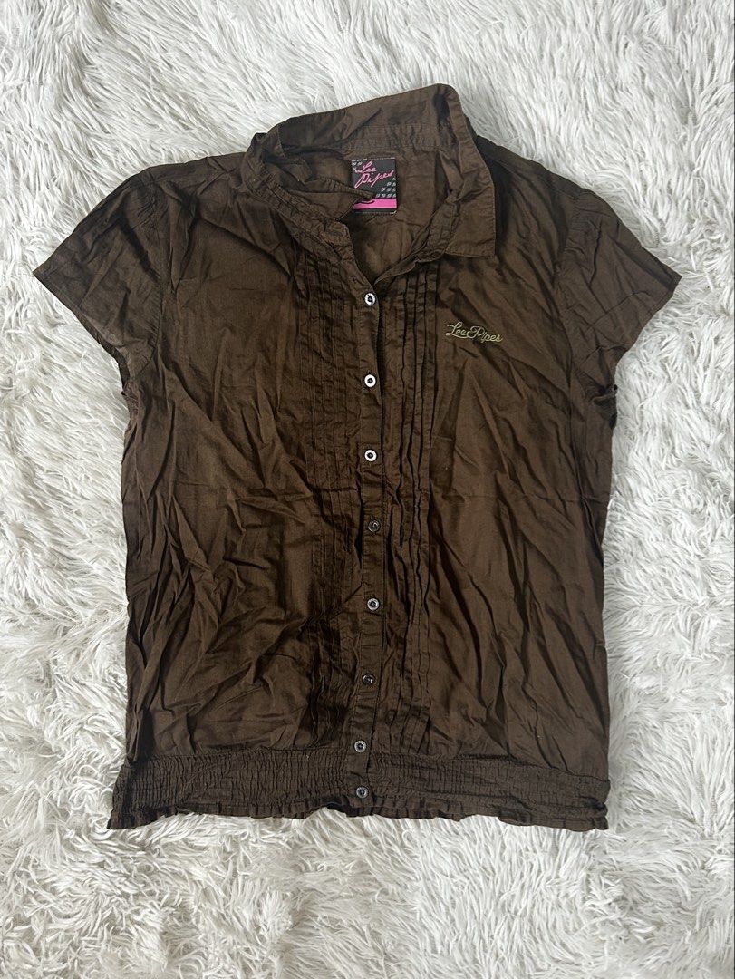 Lee Piper Fairy Top (Category: Blouses) located in Manila. Submitted by sharkgaze (Listing ID 1458385233, Image 1). Description: •Like new, no issues • S-M Shipping: Weekends only due to busy sched Loc: San Antonio, Parañaque MOP: Gcash Buyer will shoulder SF.