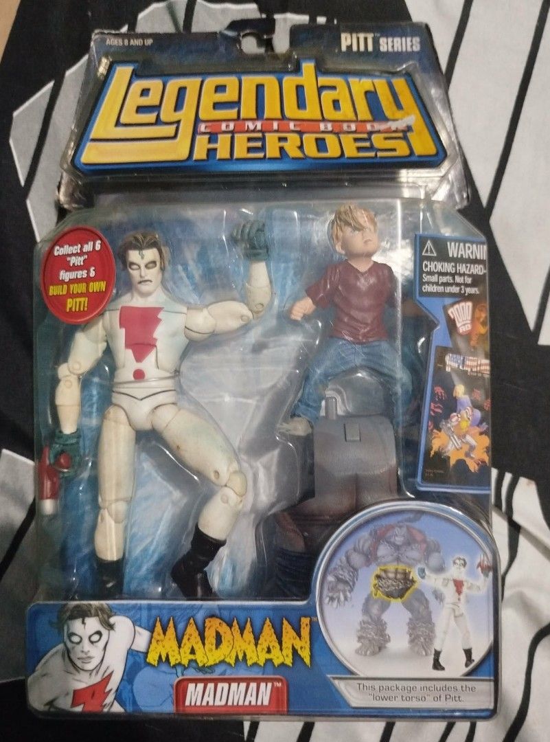 Legendary Comic book heroes - PITT series Madman (Category: Figurines & Statues) located in Pasig City. Submitted by dolliesandpastels (Listing ID 1458482971, Image 1). Description: New Includes Timmy figure MISB Open for lay away.