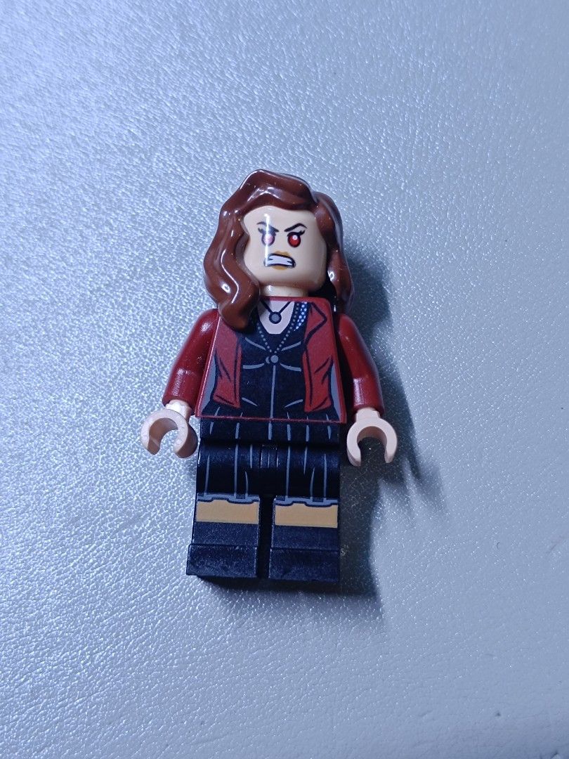 Lego Marvel Minifigures (Category: Lego & Building Sets) located in Makati City. Submitted by bhamog21 (Listing ID 1458464563, Image 3). Description: Wanda (Civil War) - 600 Wanda (Age of Ultron) - 500 Mandarin - 500 Loki - 600 Ronan - 1000 Condition: New/Like New MOP: GCash, Cash if meetup .