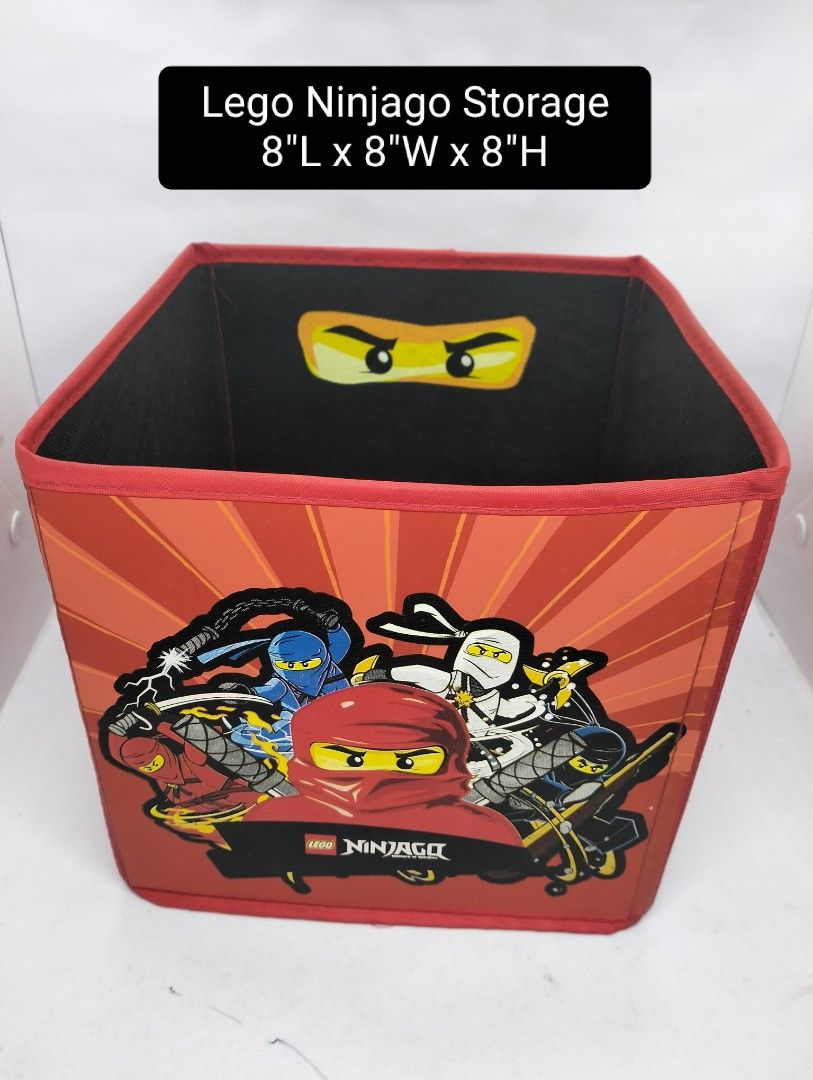 Lego Ninjago Foldable Fabric Toy Storage (Category: Lego & Building Sets) located in Baguio. Submitted by toys_of_yesteryear (Listing ID 1458458262, Image 1). Description: LOCATION: Baguio City DESCRIPTION: 👉 Imported item. Lego Ninjago foldable toy storage. 8 x 8 x 8 inches CONDITION: 👉 Used 👉 Item description is subjective so buyers are encouraged to rely on their judgement based on the pictures posted before buying. Actual photos posted. 👉