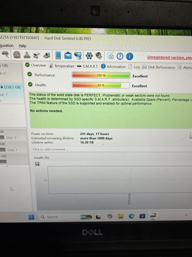 Lenovo 256 SSD M.2 (Category: Computer Parts) located in Rizal. Submitted by kndnl (Listing ID 1458350059, Image 3). Description: - Lenovo 512GB M.2 SSD - Tested and working perfectly - Health: 86% (estimated 1000+ days remaining) - Ideal for upgrading laptop or desktop storage.