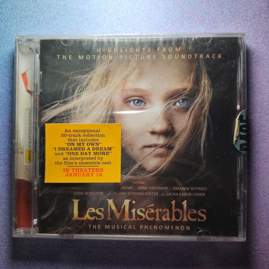 Les Miserables - The Original Soundtrack - Sealed (Category: CDs & DVDs) located in Quezon City. Submitted by serefrenpaz (Listing ID 1458443677, Image 1). Description: Good Day Buyers! 💖💖💖Here are the PAYMENT payment options 💖💖💖 ✨1. GCash - 09164862096 ✨2. Bank Deposit - BPI, BDO, Unionbank, Landbank, Palawan, Cebuana ✨3. Paypal for international buyers 💕💕💕Meet Up Options💕💕💕 ✨1. McDo Kamias Quezon City ✨2. Jolibee Anonas Kamias Inter