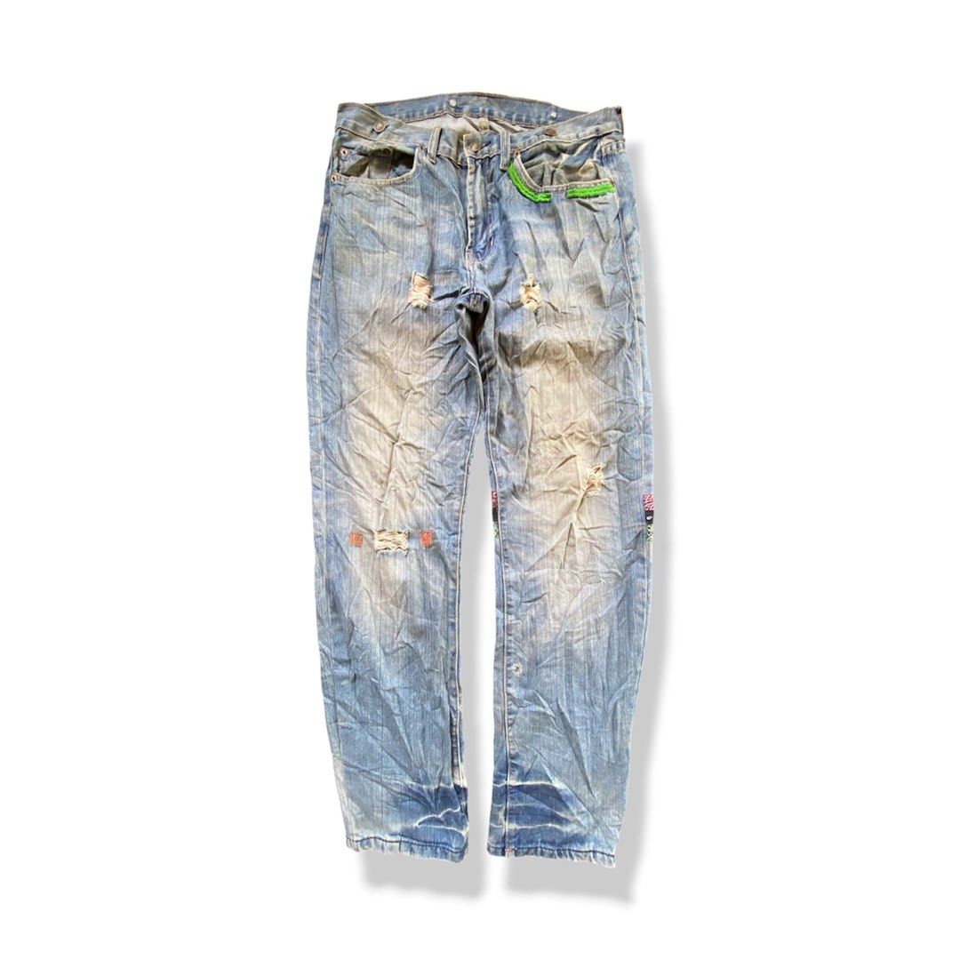 LEVIS X CLOT 501 JEANS (Category: Jeans) located in Dapitan. Submitted by bolandojh07634 (Listing ID 1458429545, Image 1). Description: 32-34 waistline 42 length 7.5 leg opening No Issue Excellent Condition.