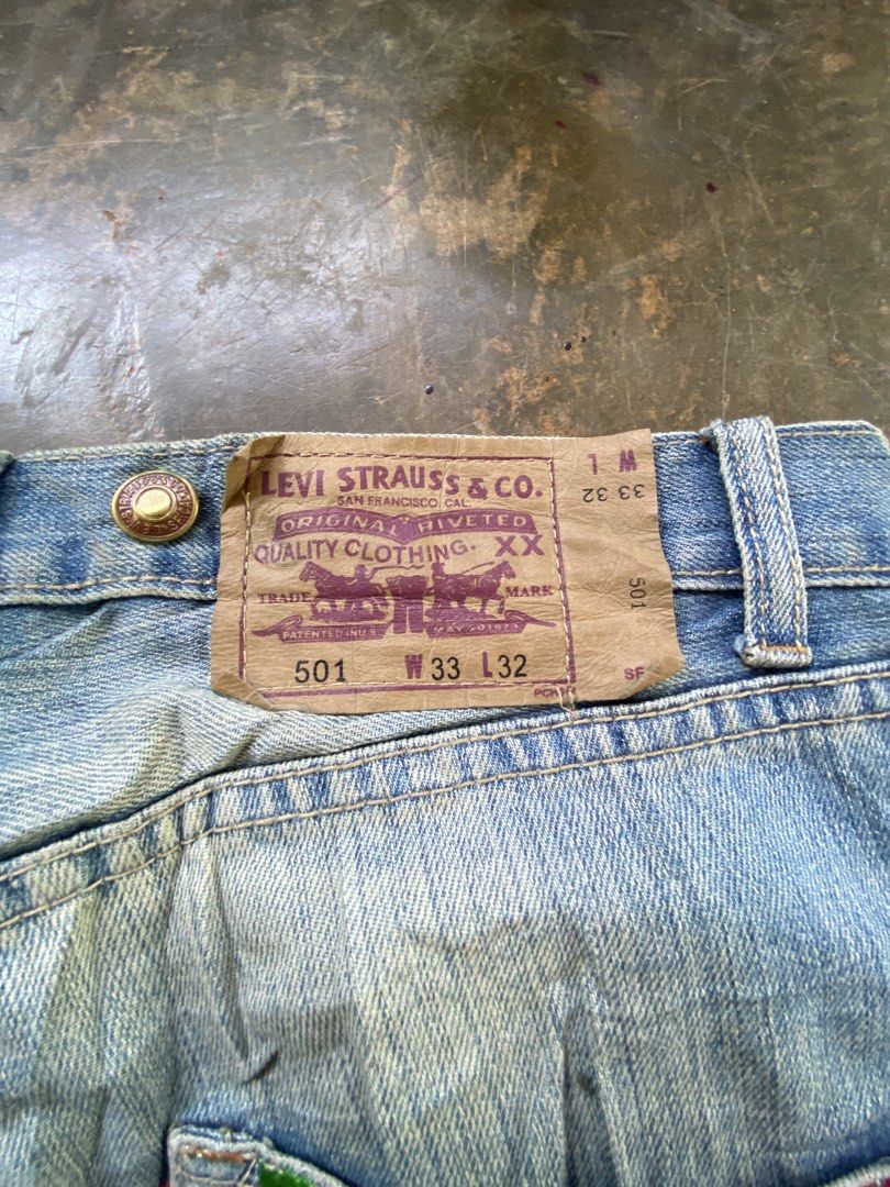 LEVIS X CLOT 501 JEANS (Category: Jeans) located in Dapitan. Submitted by bolandojh07634 (Listing ID 1458429545, Image 3). Description: 32-34 waistline 42 length 7.5 leg opening No Issue Excellent Condition.