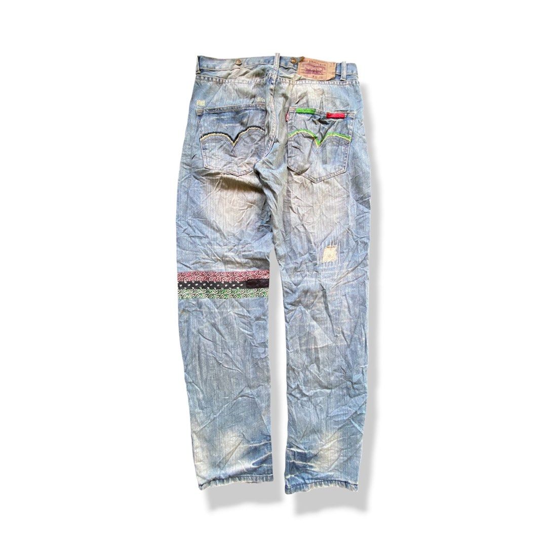 LEVIS X CLOT 501 JEANS (Category: Jeans) located in Dapitan. Submitted by bolandojh07634 (Listing ID 1458429545, Image 2). Description: 32-34 waistline 42 length 7.5 leg opening No Issue Excellent Condition.