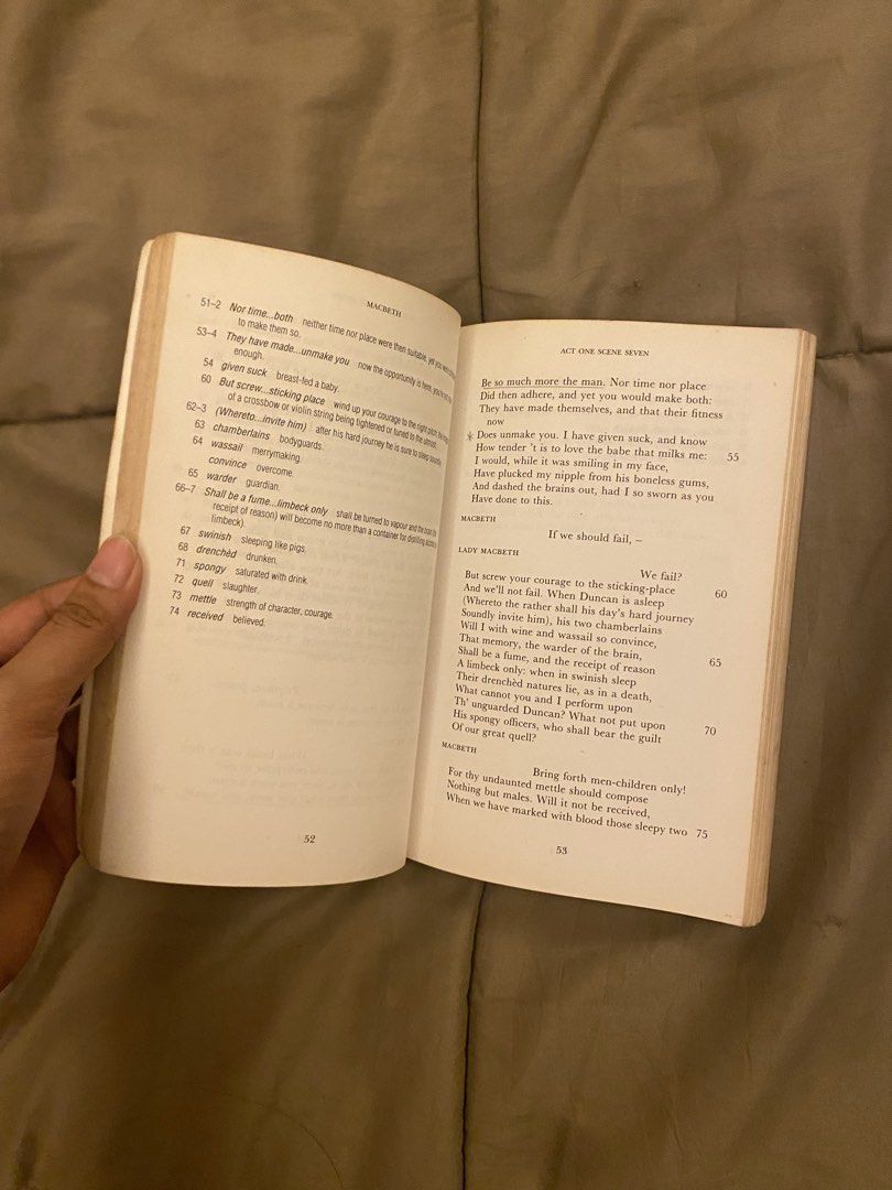 Longman Literature Shakespeare Macbeth (Category: Storybooks) located in Caloocan City. Submitted by lienzonius (Listing ID 1458346298, Image 3). Description: - Classic play by William Shakespeare - Longman Literature edition - Some writing on cover and inside pages - Pages are yellowed from age - Suitable for study or collection.