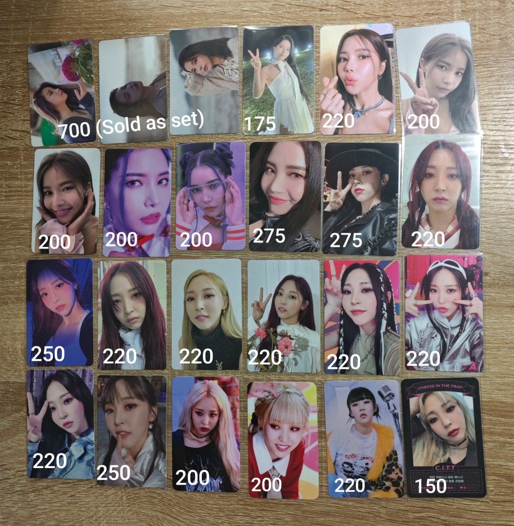 MAMAMOO Photocards (Category: K-Wave Merchandise) located in Makati City. Submitted by m-and-m (Listing ID 1455942425, Image 1). Description: Official MAMAMOO photocards and Lenticular. Price negotiable if bought more than 2. PM for more details. RFS: Duplicate pulls.