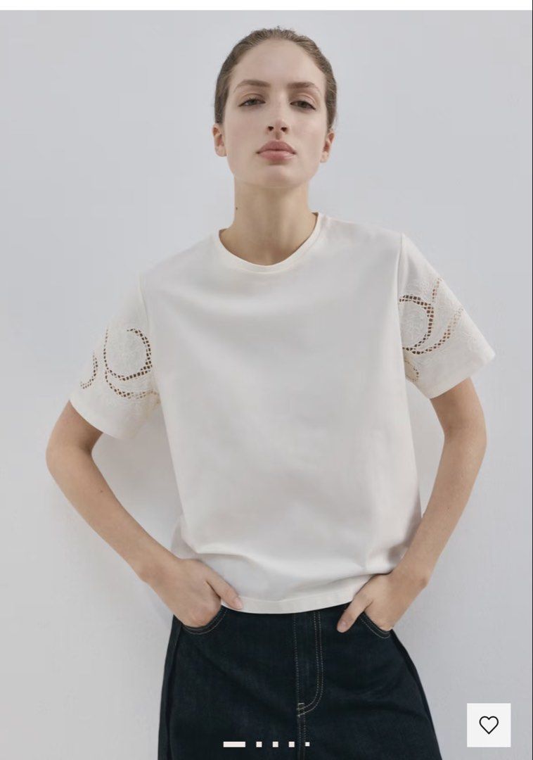 Mango embroidered shirt (Category: Announcements) located in Las Pinas. Submitted by silvader (Listing ID 1458409110, Image 1). Description: Bnwt Ecru Xs but loose fits upto semi medium Lp posted.