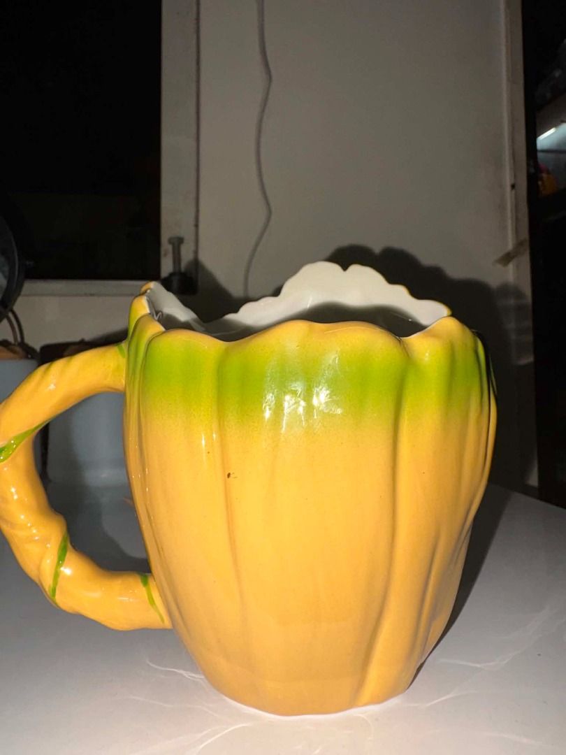 MARVEL Groot 3D Mug (Category: Coffee & Tea Tableware) located in Caloocan City. Submitted by rabbithole2026 (Listing ID 1458492188, Image 3). Description: small hairline inside. still safe to use.