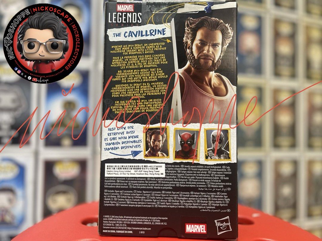 Marvel Legends: “THE CAVILLRINE” (Deadpool & Wolverine) (Category: Figurines & Statues) located in Makati City. Submitted by kevinnnickos (Listing ID 1458465852, Image 3). Description: For Sale: Marvel Legends: “THE CAVILLRINE” (Deadpool & Wolverine) ✅ ‼️PLEASE MAKE IT A HABIT TO READ FIRST, Thank you! Marvel Legends’ Henry Cavill as Wolverine, based on his cameo in Deadpool & Wolverine. On hand. MISB. Box condition 10/10. Complete, no issues. Yo