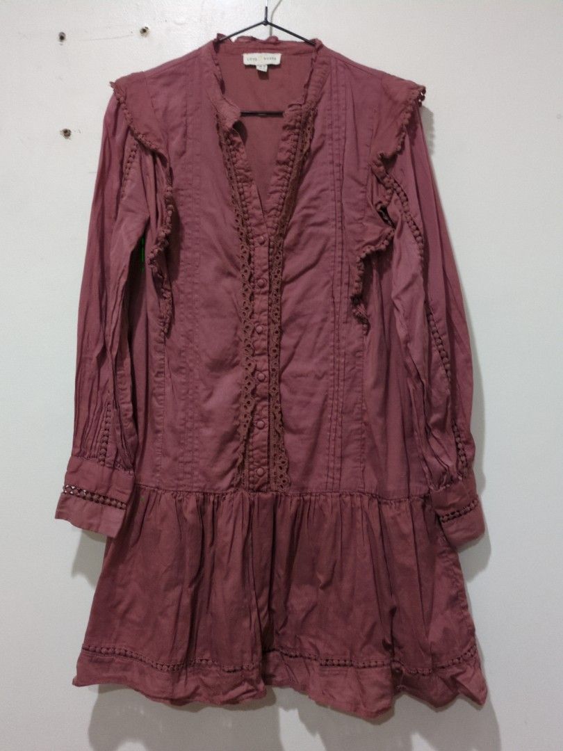 Lace Doll Dress (Category: Dresses) located in Mandaluyong City. Submitted by bbcatham (Listing ID 1458432751, Image 1). Description: Cutesy Doll Dress Lace Details Cotton Material. No flaws. Size: Large on tag Bust: up to 40in (best fit 36-38in) Length: 33in Condition: 9/10.