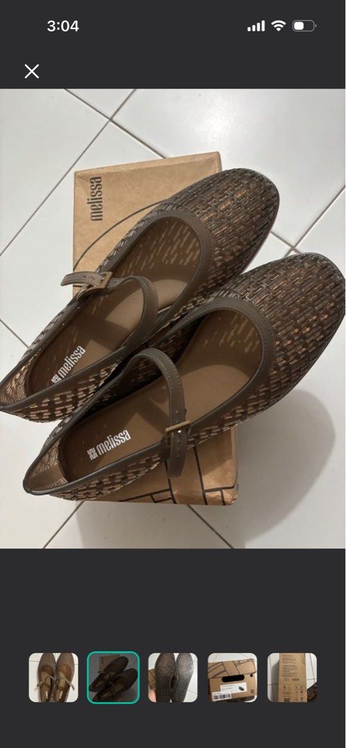 Melissa Harper Mary Jane Shoes (Category: Flats & Sandals) located in Mandaluyong City. Submitted by sabdaph (Listing ID 1458479916, Image 2). Description: Selling low Super comfyyyy Rfs: wrong size Already bought one size smaller Negotiable, pm your offer .