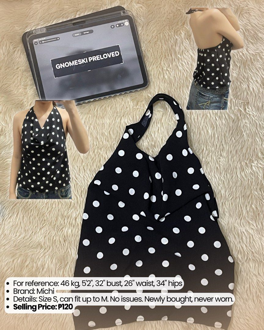 MICHI HALTER TOP (Category: Blouses) located in Balanga. Submitted by geomgnome (Listing ID 1458483697, Image 1). Description: .