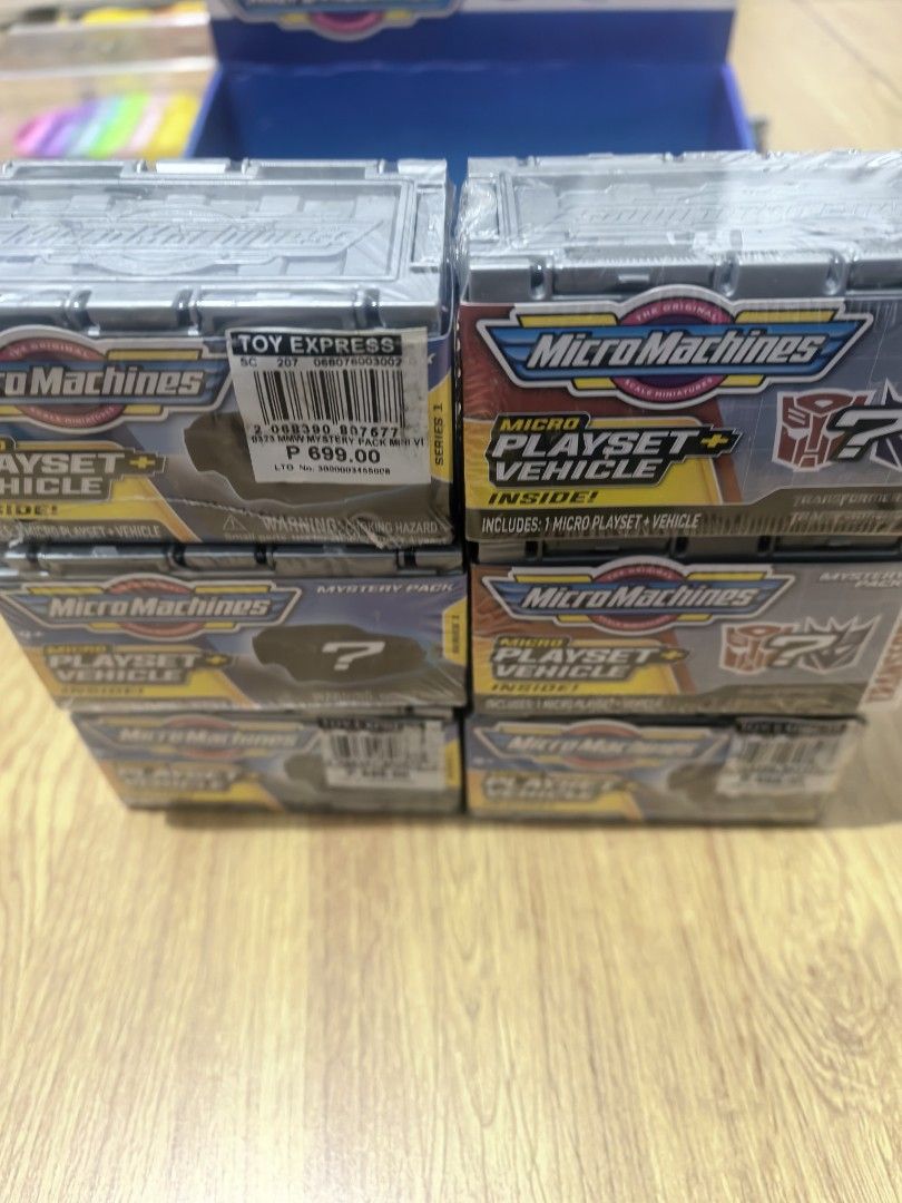 Micro Machines Transformers Mystery Pack Playset Vehicle (Category: Vehicle & Diecast Models) located in Manila. Submitted by kenslie (Listing ID 1458376986, Image 2). Description: - Micro Machines Mystery Packs for sale. - Each pack contains one playset and one vehicle. - Some packs feature Transformers themes. - Prices vary per pack. - Please check the photos for specific pack contents and pricing..