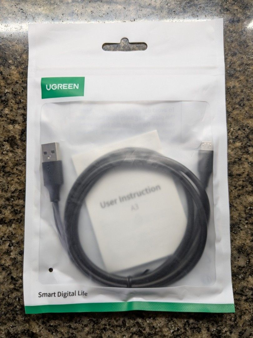 Micro USB Cable (Category: Cables & Adaptors) located in Quezon City. Submitted by joewack (Listing ID 1458365912, Image 2). Description: Micro USB Cable 1m -250 2m -350 loc Quezon City shipping Lalamove Grab LBC cod/gcash/maya.