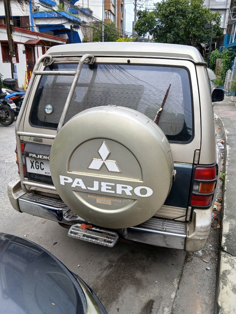 Mitsubishi Pajero Exceed Auto (Category: Used Cars) located in Quezon City. Submitted by jsnfp (Listing ID 1458354751, Image 2). Description: Mitsubishi Pajero Exceed SUV 2002 4D56 Turbocharged Diesel Automatic Transmission Smooth shifting no delay Good running condition Complete Papers Registered until May 2027 Mas okay kung magdala kayo mekaniko Need cash lang at hindi na din maasikaso 100,000 firm Project 4 Quezon City.
