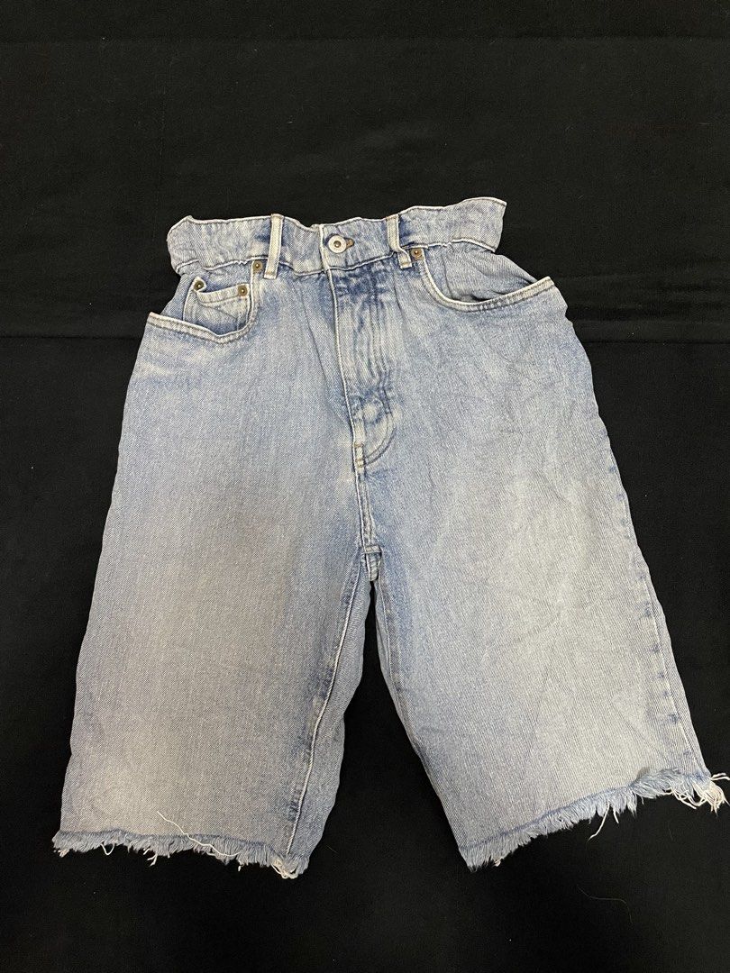 miu miu denim shorts (Category: Shorts) located in Muntinlupa City. Submitted by clarencemirones (Listing ID 1458436977, Image 1). Description: miu miu denim shorts buttonfly W29-35”since garter, L23” dm me!.