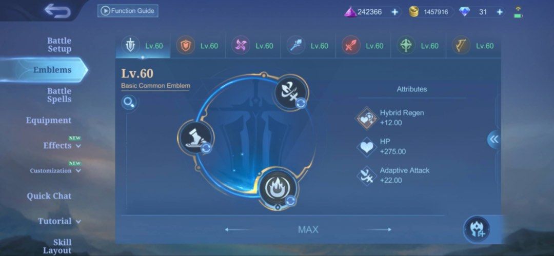 MLBB Account - World Collector (Category: Others) located in Mandaluyong City. Submitted by kendru_03 (Listing ID 1458225820, Image 3). Description: MLBB account - World collector. PM for more details. Skins owned: Legend = 5 Grand = 26 Exquisite = 49 Deluxe = 84 Exceptional = 172 Common = 235 Exceptional Painted Skin = 33 Common Painted Skin = 16 All heroes owned. .