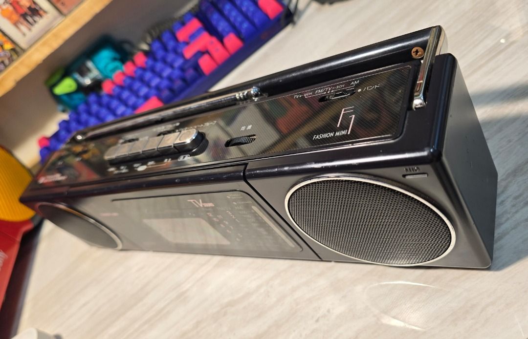 National Cassette Player (Category: Portable Music Players) located in Manila. Submitted by bryanpotpot18 (Listing ID 1458406888, Image 2). Description: National RX F1 Radio working Tape working 110volts Manila Lalamove or pickup .