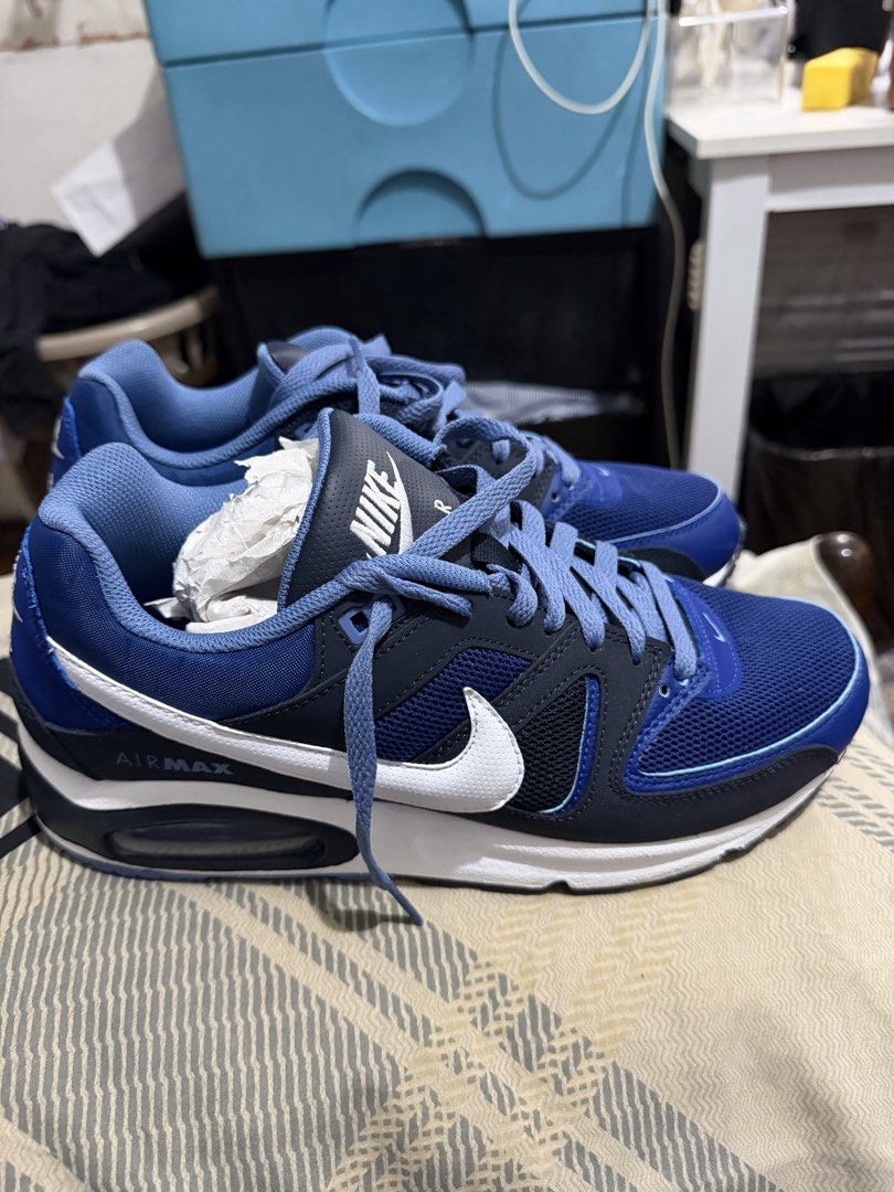 Nike Air Max Command Sneakers (Category: Sneakers) located in Quezon City. Submitted by yoooitschris (Listing ID 1458343119, Image 3). Description: Nike Air Max Command in deep royal blue colorway No issue. Brand new Size 9 US mens No box .