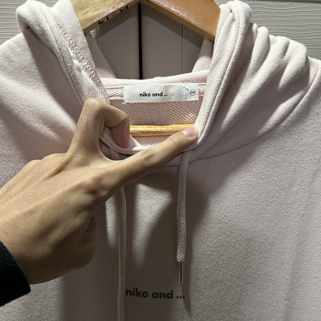 Niko and… Pink Hoodie (Category: Coats, Jackets and Outerwear) located in Dagupan City. Submitted by macavex (Listing ID 1458362573, Image 3). Description: S on tag, fits M 21.5” x 27”.