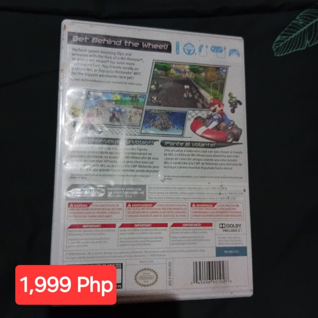Nintendo Wii - Mario Kart (Category: Nintendo) located in Cagayan de Oro. Submitted by joshua_e26 (Listing ID 1458463503, Image 3). Description: .