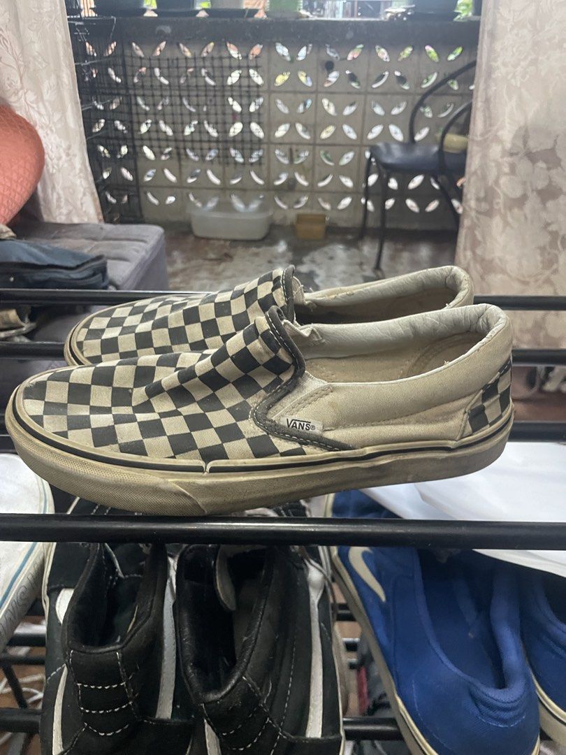 Original Vans - Checkered Slip On (Category: Casual Shoes) located in Manila. Submitted by sleepysober (Listing ID 1458352342, Image 2). Description: US Men - 6.5 US Women - 8 UK - 5.5 no box.