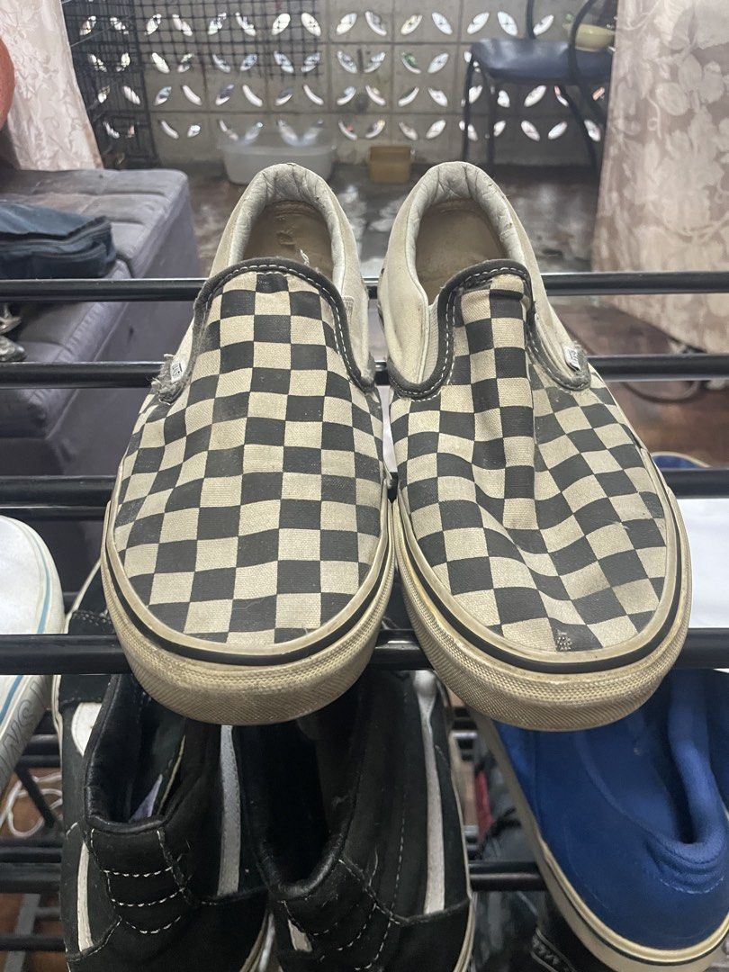 Original Vans - Checkered Slip On (Category: Casual Shoes) located in Manila. Submitted by sleepysober (Listing ID 1458352342, Image 1). Description: US Men - 6.5 US Women - 8 UK - 5.5 no box.